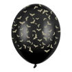 Picture of HALLOWEEN BATS BLACK LATEX BALLOONS 12 INCH - 6 PACK